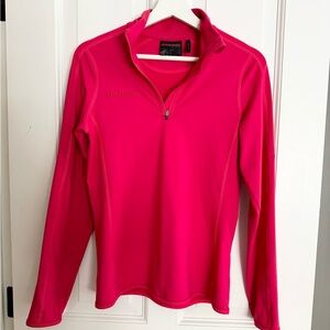 Mammut small soft shell quarter zip pullover fleece jacket